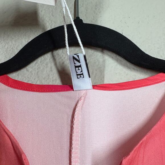 Uoozee Size Medium Flowy Sleeveless Maxi Dresses Contrast Color Printed V Neck - Picture 7 of 10